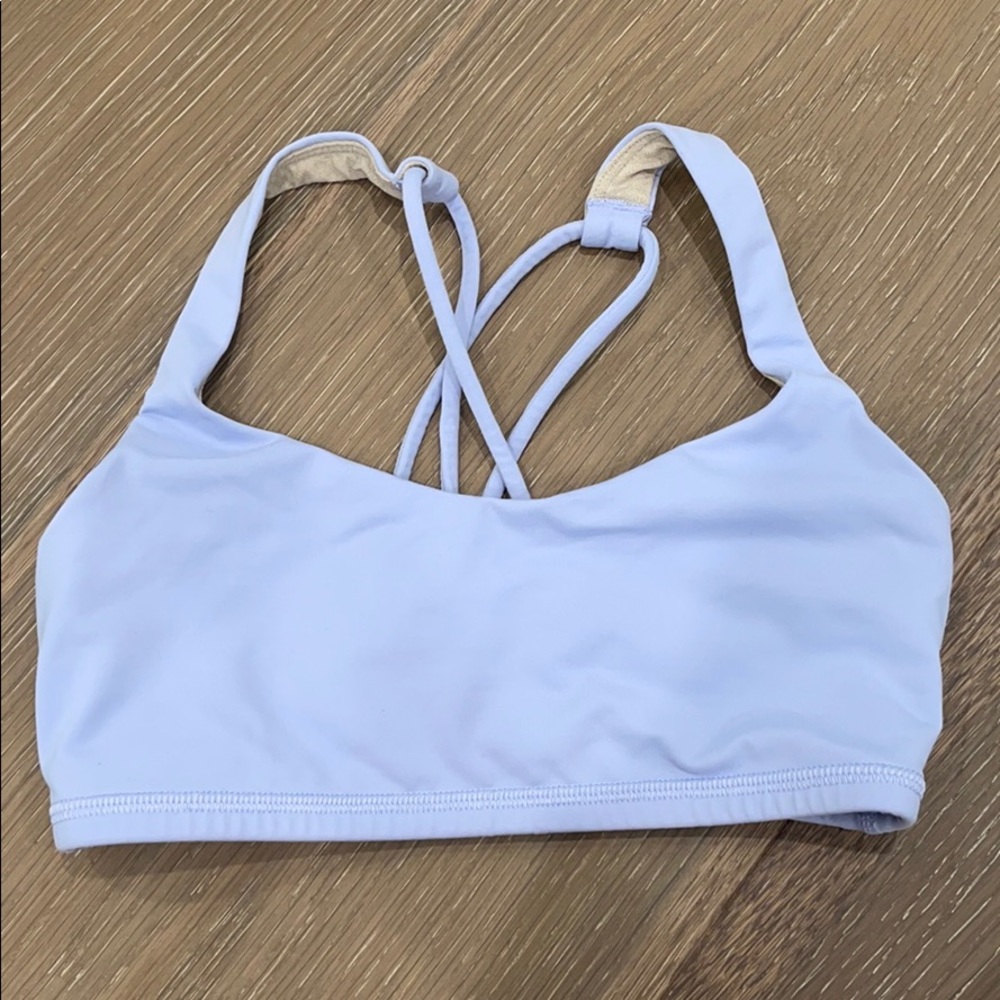 Lavendar lululemon sports bra size 2